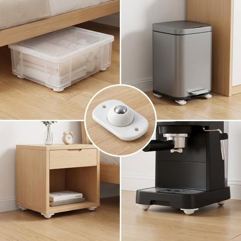 Kitchen Appliances Small - 8 Stück selbstklebende Rollen für Haushaltsgeräte,