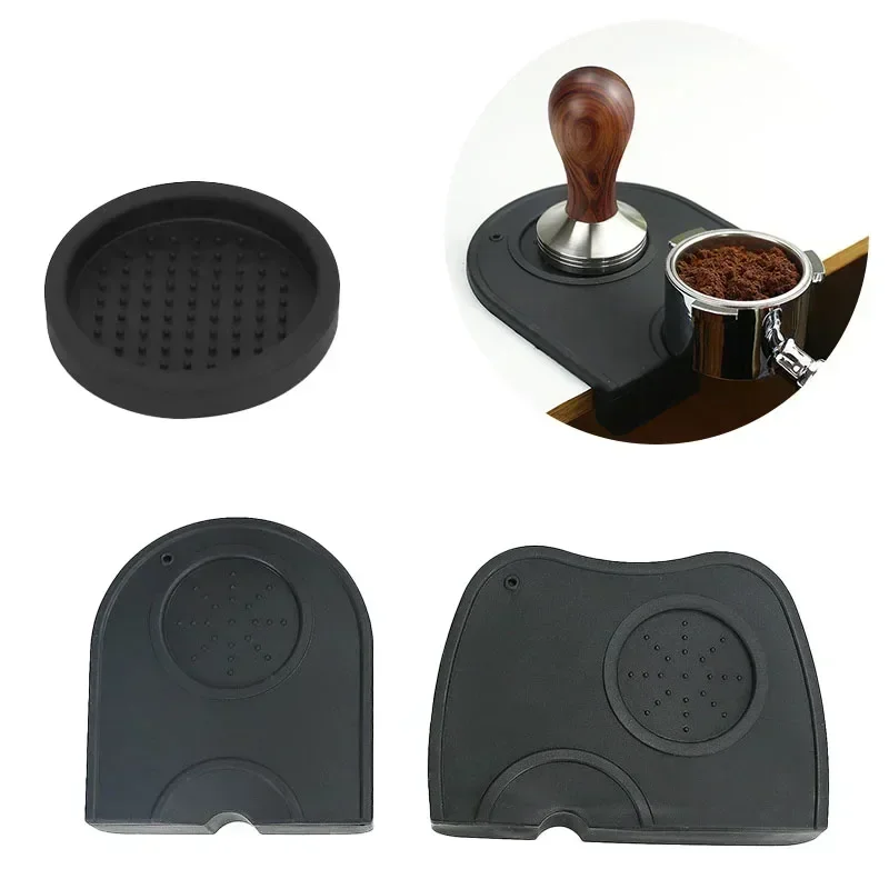 Kitchen Appliances Packages - Kaffeepulver-Pad, rutschfeste Silikon-Stampfstation, Espresso-Matte für Zuhause,