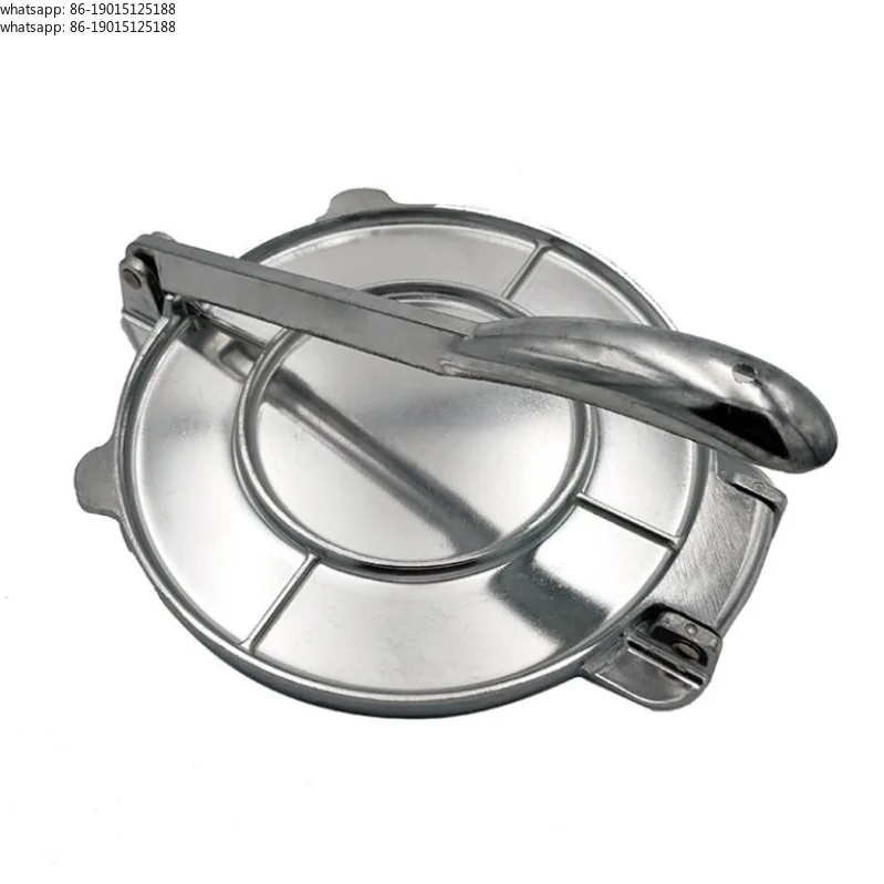Tortilla Press Cast - Manuelle Maismehl-Tortillapresse, Aluminiumlegierung, für hausgemachtes mexikanisches