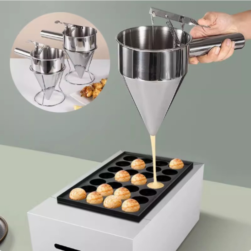 Kitchen Appliances Packages - 600/1200ML Edelstahl Flüssigkeitsspender, Oktopus-Ball-Tool, Küchenzubehör mit