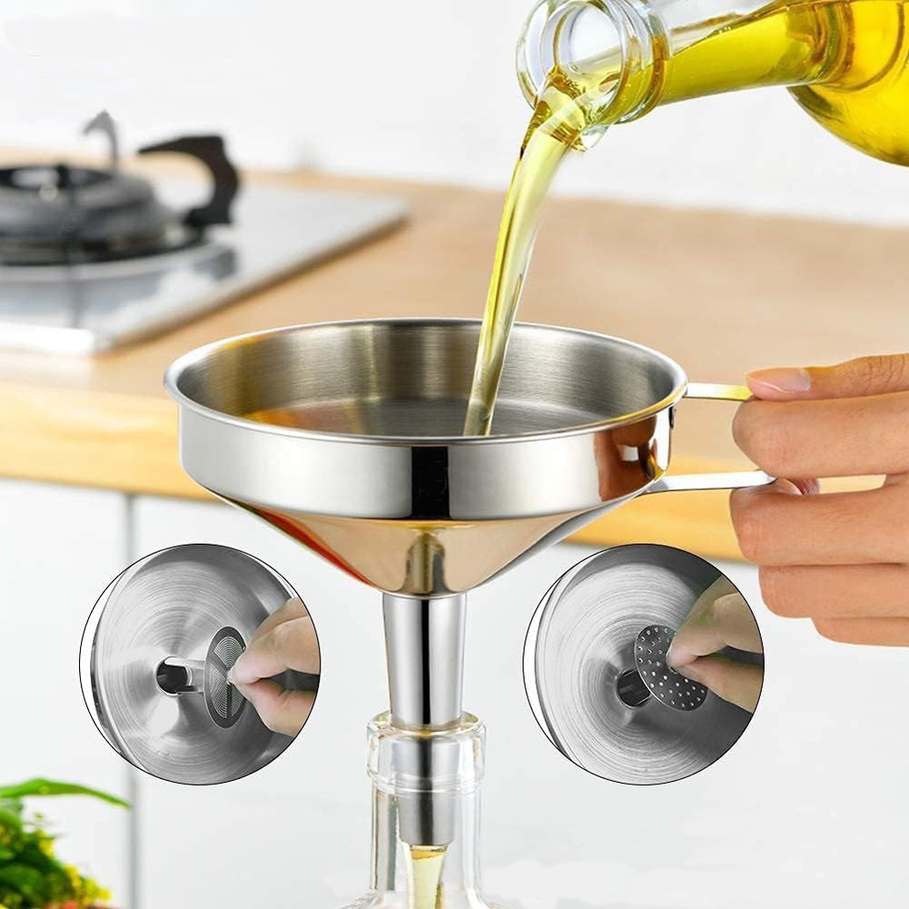 1 Stück Edelstahl-Öltrichter m – Kitchen Appliances Packages Bewertung und Preis