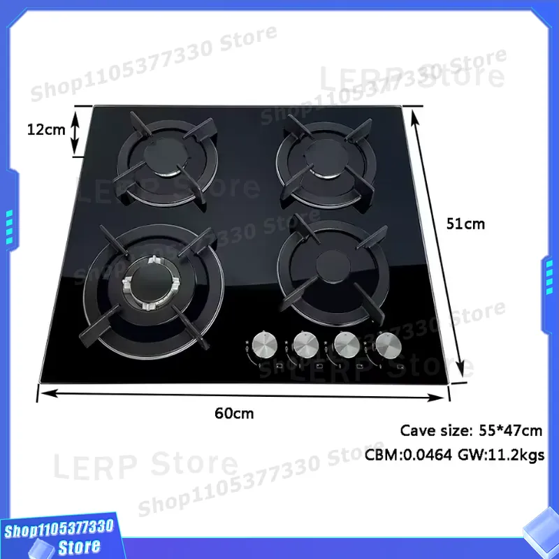 4-Brenner-Gasherd für Haushalt – Kitchen Appliances Price Bewertung und Preis